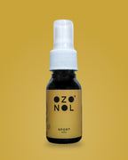 Ozonol Sport sobre fondo amarillo